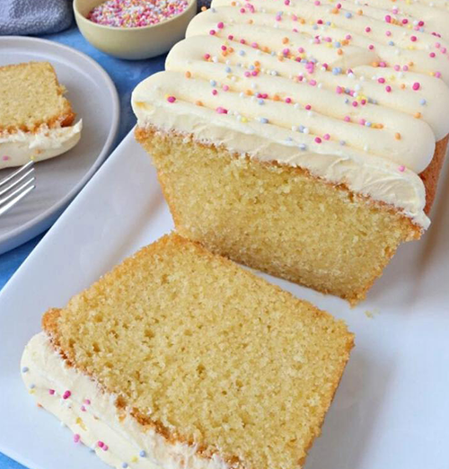 Classic Pound with Cream.