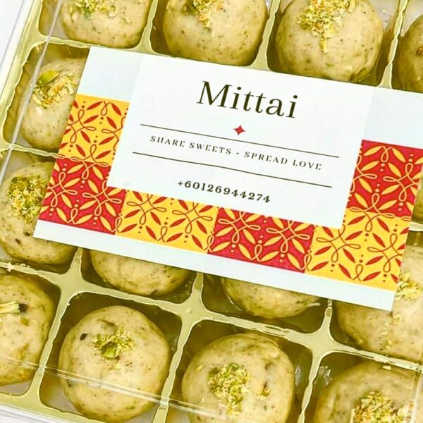 Deepavali - Ghee Urundai, Pistachio - 16pcs